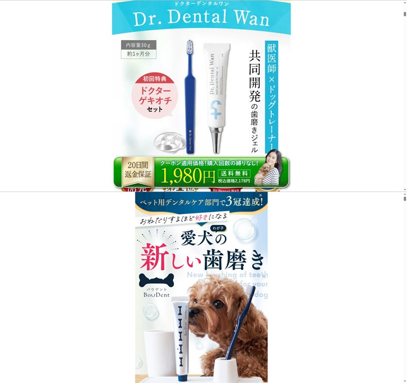 ドクターデンタルワン（Dr.Dental Wan）とバウデント（BowDent）はどっちがオススメ？【メリット・デメリットなど5つの項目で徹底比較！】