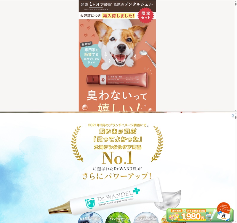 【PR】KINS DENTAL GEL（キンズウィズデンタルジェル）とドクターワンデル（Dr.WANDEL）はどっちがオススメ？【メリット・デメリットなど5つの項目で徹底比較！】